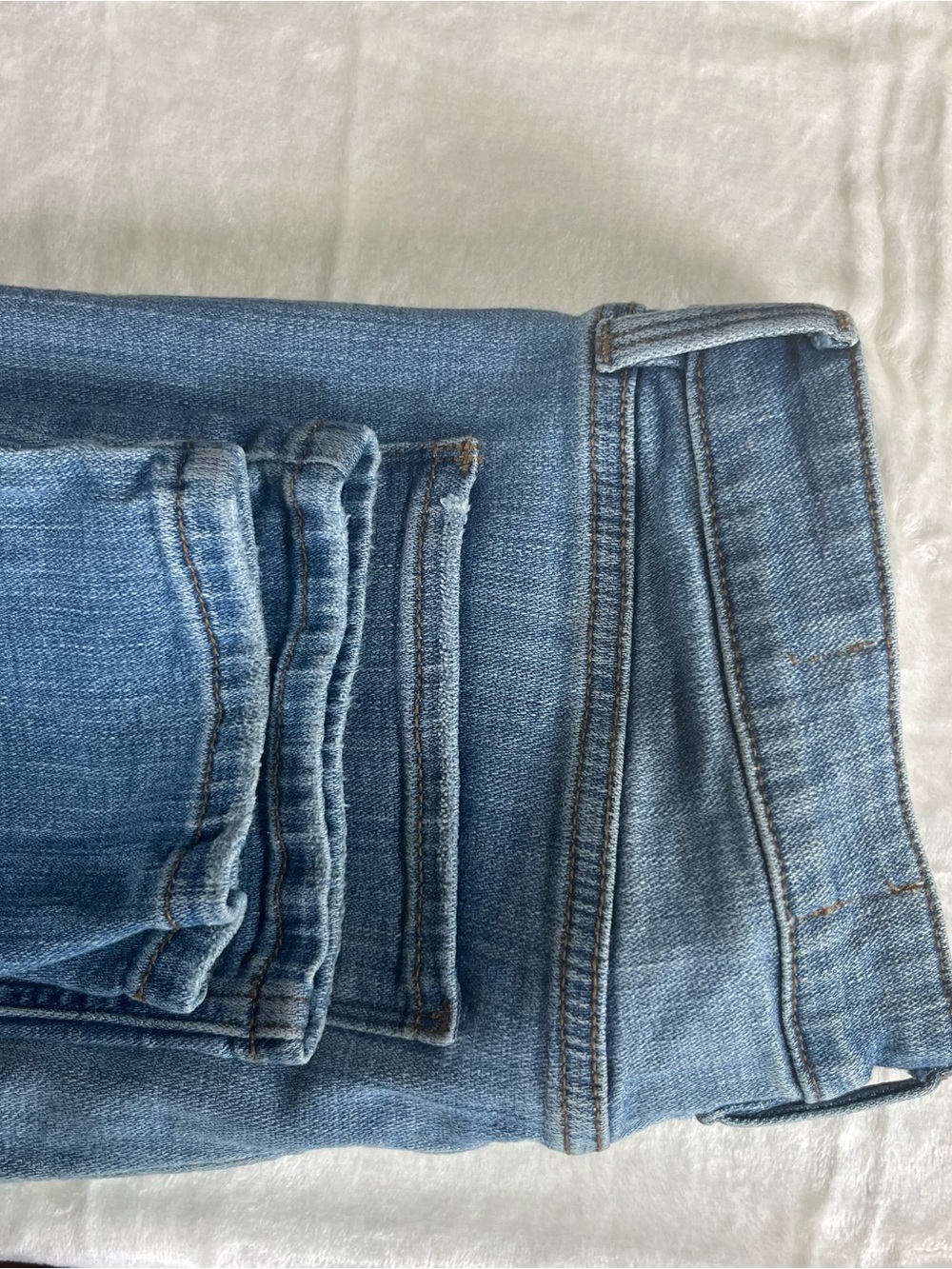 Cosmic Blue Love Women’s Skinny Jeans Size 29 Medium Wash Stretch Denim Ankle - Picture 9 of 11
